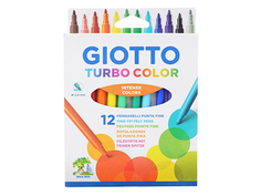 Набор Giotto Turbo Color Фломастеры 12 цветов 416000