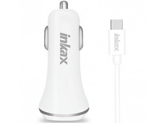 Зарядное устройство Inkax CD-12-IP для iPhone 5/6/7 White