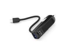 Зарядное устройство EMY MY-125 USB - microUSB 2100mA Black