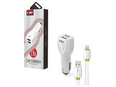 Зарядное устройство EMY MY-112 2xUSB 8-pin 2400mA White