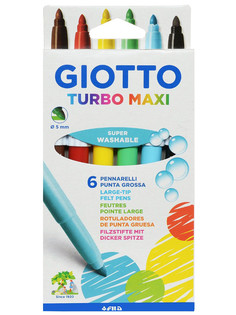 Набор Giotto Turbo Maxi Фломастеры 6шт 453000