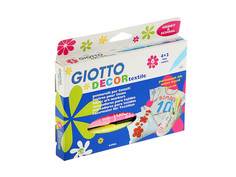 Набор Giotto Decor Textile Фломастеры для ткани 6 цветов 494800