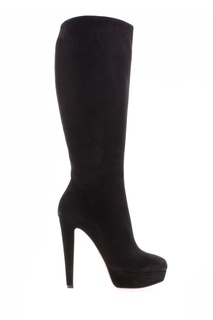 Замшевые сапоги Lady Boot 140 Christian Louboutin
