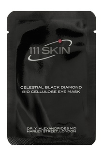 Биоцеллюлозные патчи для кожи вокруг глаз Celestial Black Diamond Bio Cellulose Mask, 8шт 111 Skin