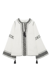 Блузка с вышивкой и завязками Talitha