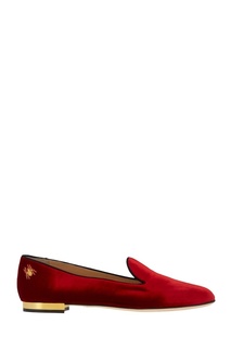 Бархатные слиперы Nocturnal Flats Charlotte Olympia