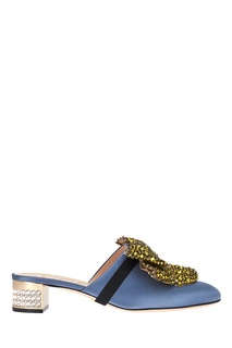 Атласные мюли Gucci