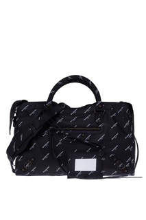 Черная кожаная сумка Classic City M Balenciaga
