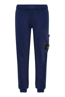 Хлопковые брюки в спортивном стиле Stone Island Children