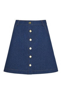 Джинсовая юбка-мини на пуговицах T Skirt
