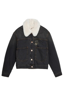 Джинсовая куртка с вышивкой на спине Eleane Isabel Marant