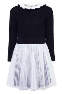 Комбинированное платье-свитер Dior Children