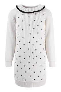 Платье-свитер с вышивкой Dior Children