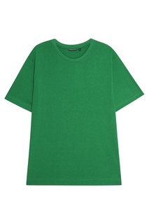 Зеленая футболка из хлопка Blank.Moscow