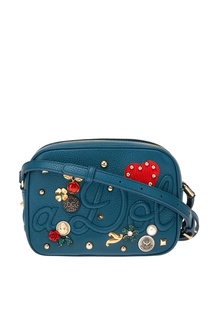 Кожаная сумка с заклепками Dolce&;Gabbana