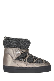 Ботинки-луноходы из шерсти и кожи Ynaff Moncler