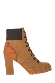 Кожаные ботильоны See by Chloé