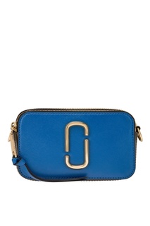 Синяя кожаная сумка Snapshot Marc Jacobs