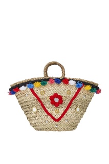 Плетеная сумка-корзинка Sisily Medium Micaela Spadoni
