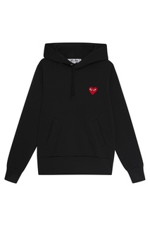 Хлопковое худи с нашивкой Comme Des Garcons Play