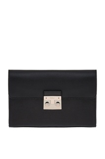 Черная кожаная сумка Man Teseo Furla