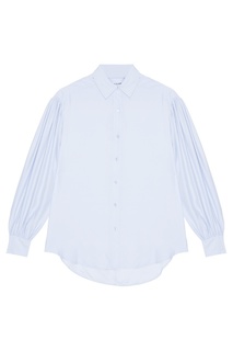 Голубая блузка из шелка Frame Denim