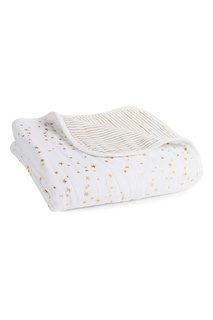 Хлопковое одеяло с блестящим принтом Aden+Anais