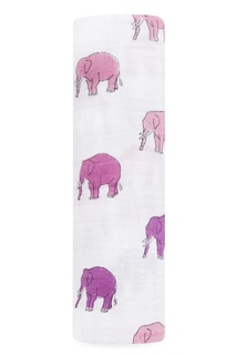 Хлопковая пеленка со слонами Aden+Anais