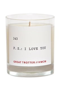 Лимитированная свеча 143 P.S. I Love You, 300 g Great Trotter