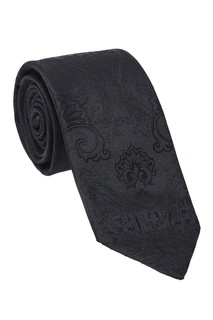 Черный шелковый галстук Billionaire