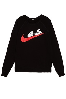 Хлопковый свитшот с эмблемой Fa King