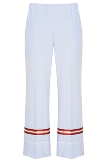 Голубые брюки из хлопка No21