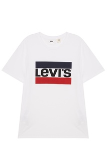 Белая футболка с контрастным логотипом Sportswear Logo Graphic Levis