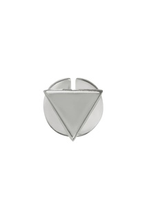 Треугольная серебряная серьга-пусета G-Metry Little Thing