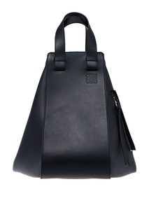 Черная сумка из кожи Hammock Loewe