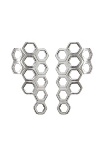 Серьги-каффы серебряные Melnikov Little Thing