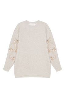 Свитшот с декоративными шнурами See by Chloé