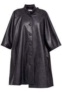 Кожаное пальто Balenciaga