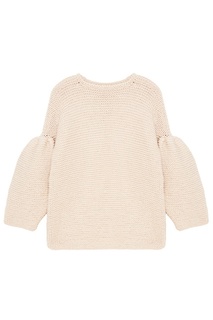 Белый oversize джемпер Knittedkiss