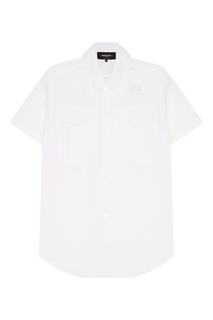 Рубашка с накладными карманами Rochas