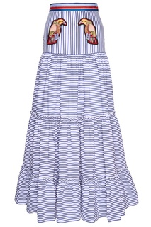 Хлопковая юбка с воланами Stella Jean