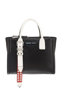 Черная кожаная сумка Concept Prada