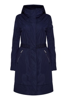 Синяя куртка с капюшоном Moncler