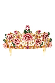 Диадема с розами и кристаллами Dolce & Gabbana
