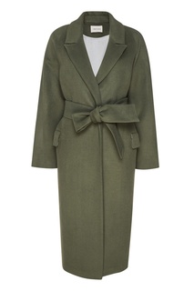 Зеленое пальто из шерсти I Am Studio