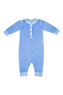 Хлопковое голубое боди Bonpoint