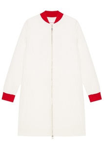 Белое стеганое пальто Mila Marsel