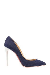 Джинсовые туфли Pigalle Follies 100 Christian Louboutin