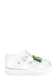 Прозрачные сандалии с аппликацией Dolce&Gabbana Children
