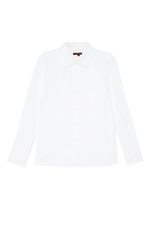 Белая рубашка из хлопка Adolfo Dominguez